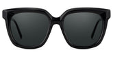 Lark Square Black acetate Glasses