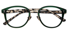 Matthew Round Green mixed Glasses