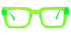 Glaucia Square Green acetate Glasses