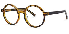 Chantel Round Tortoise acetate Glasses