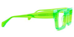 Glaucia Square Green acetate Glasses