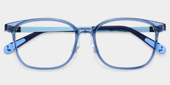 Lane ( Age 13-19 ) Rectangle Blue Clear TR90 Glasses