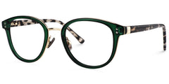 Matthew Round Green mixed Glasses