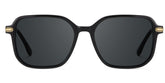 Jetson Rectangle Black acetate Glasses