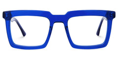 Leblanc Rectangle Blue acetate Glasses