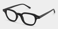 Amber Square Black TR90 Glasses