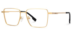 Shareef Square Gold metal Glasses