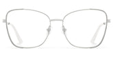 Kai Butterfly Silver Metal Glasses