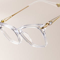 Amelia Cat eye Clear mixed Glasses