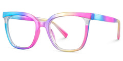 Leo Square Iridescent TR90 Glasses