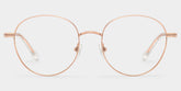 Celena Round Rose-Gold titanium Glasses
