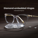 Amelia Cat eye Clear mixed Glasses
