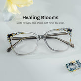 Jolie Butterfly Gray acetate Glasses