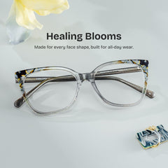 Jolie Butterfly Gray acetate Glasses