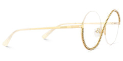 Jaila Round Gold metal Glasses