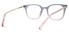 Vilmarie Oval Gray Pink acetate Glasses