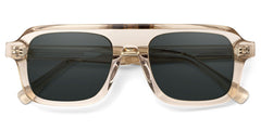 Nomad Rectangle Beige acetate Glasses