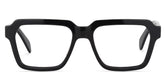 Cally Square Black acetate Glasses