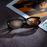 Reina Geometric Black TR90 Glasses