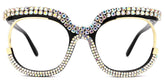 Veasley Square Multicolor mixed Glasses
