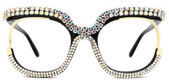 Veasley Square Multicolor mixed Glasses