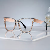 Dacarine Rectangle Tortise metal Glasses