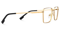Shareef Square Gold metal Glasses