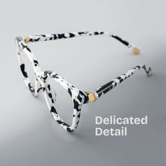 Miles Square Cow acetate Glasses
