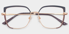 Grasso Square Two-Tone metal Glasses