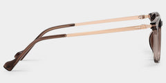 William Rectangle Brown mixed Glasses