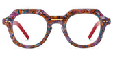 Jameica Geometric Floral acetate Glasses