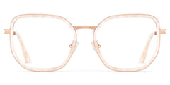 Levi Geometric Pearl White mixed Glasses