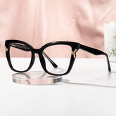 Nunnally Cat eye Black TR90 Glasses