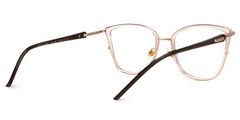 Marisa Cat eye Beige mixed Glasses
