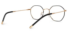 Reyes Geometric Black metal Glasses