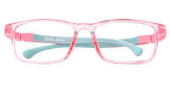 Arddin ( Age 8-12 ) Rectangle Pink TR90 Glasses