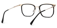 Roque Geometric Black mixed Glasses