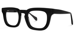 Tenika Square Black acetate Glasses