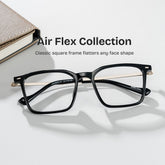 Archer Rectangle Black mixed Glasses