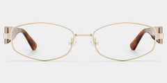 Dakota Geometric Tortoise metal Glasses