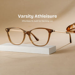 Finch Rectangle Brown mixed Glasses