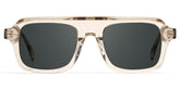 Nomad Rectangle Beige acetate Glasses