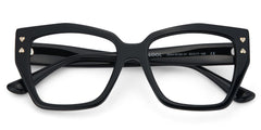 Jemia Butterfly Black acetate Glasses