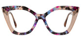 Nolia Cat eye Floral acetate Glasses