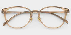 Amanda Rectangle Beige TR90 Glasses