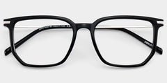 Michelle Rectangle Black mixed Glasses