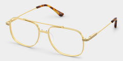 Poppy Aviator Gold metal Glasses