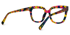 Nina Square Floral acetate Glasses