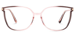 Rodz Square Pink-Tan TR90 Glasses