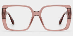 Maya Square Clear Brown TR90 Glasses